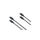 بكج راف بور2-1 كيبل تايبC الى تايبC بطول1متر و2 متر بقوة60W