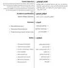تصميم سيره ذاتيه