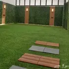 تركيب العشب الصناعي