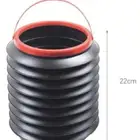 سطل محمول وقابل للطي