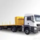 تريلات سطحات وستاير للإيجار