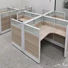 أثاث وطني تفصيل مكاتب و قواطع وحدات عمل مشتركة افضل جودة