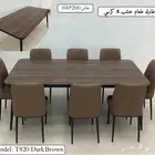 اجمل طاولات الخشب والرخام واستيل معدن