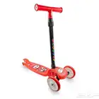 سكوتر للأطفال 3 عجلات - بالالوان وردي و ازرق و احمر