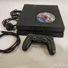 بلايستيشن 4 Playstation sony مع قير وشريط