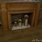 ديكور مدفأة