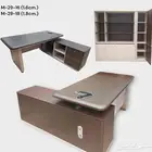جديد مكتب طقم فخم مع دولاب و في كراسي و كنب جلد مكتبي