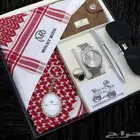 ساعات مع شماغ