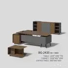 modern manager desk set and staff desks