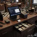 جهاز كاشير لمس لمحل حلاق رجالي