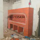 شوايات طوب احمر حراري شوايات مطاعم شوايات افران
