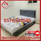 سرير نفرونص 200 150 مع المرتبه طبي 15 سانتي ضغط