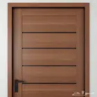 ابواب كبس خشب سويدي مع الحلق مع التركيب مع بويا بدون كيلون