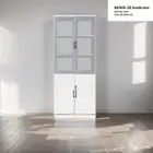 دولاب كتب درفتين