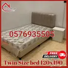 سرير نفرونص 190 120 مع واحد كومودينه مجاني