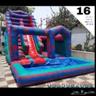 زحليقة مائية مع نطيطة مدمجة 3in1