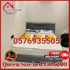 سرير نفرونص 200 150 مع المرتبه طبي و زنبر