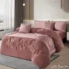 طقم نفرين مخمل فرو ناعم وفخم 6 قطع