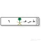 لوحة سيارة مميزه للبيع ( ط س ه 9 )