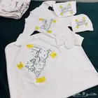 طقم مواليد تطريز على حسب الطلب الاسم