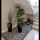 حجر بحص زلط زينه يستخدم للحدائق والممرات والاحواض الزراعيه