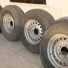 اربع كفرات دنلوب مضلع 16 وجنوط هلل