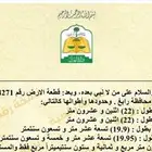ارض للبيع مخطط المرجانيه صيدة 155 الف صافي