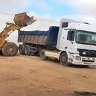 تاجير تريلات قلاب بريده