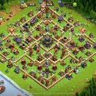 قرية كلاش اوف كلانس تاون 17 شبه ماكس فل جواهر Clash