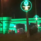 اضاءات خضراء لليوم الوطني