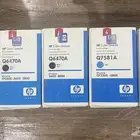 العنوان طقم أحبار أصلية HP للطابعات CP3505 و3800 جديدة