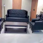 مكتبي كنب جلد فخم جديد سعر الجمله