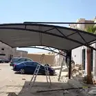 مظلات وسواتر وبيوت الشعر جده وتغير قماش وتركيب وفك مظلات جده