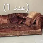 طقم كنب بني