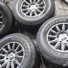 جنوط برايد 5 مسمار وكفرات نص حجري 285 70 17 جيب لاندكروزر