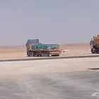 سطحه تريله تحميل نقل الخرج