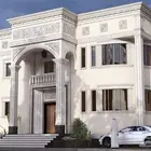 أعمال واجهات الخارجيه حجر رخام تصميم كلاسيك مودرن