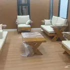 كراسي حديد وجلسات شعبية خارجية حسب الطلب توفير وسايل النقل