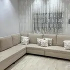 كنب شبه جديد وخشب قوي 3 في 4