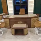 مكتب طقم كراسي طاولة اجتماع طقم كنب جلد و مكاتب مدير كامل