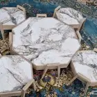 طقم طاولات أرضية