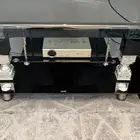 طاولة مجلس زجاج اسود نظيف