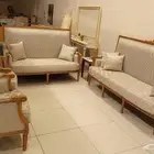 طقم كنب ب2500 جديد