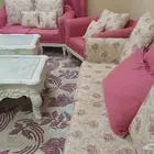 طقم كنب وكراسي بالستاير والسجاد