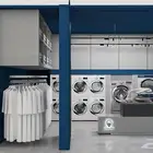 تجهيز مغسلة ملابس