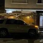مظله خارجيه للسيارة بإضاءة توصيل لجميع المناطق