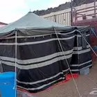 خيمه مع فرشه و مساند و طقم كراسي حديد