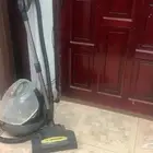 مكنسة مع غسيل السجاد