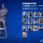 حساب فورتنايت سكلتون بنفسجي