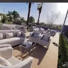 تأجير كنب وكراسي ملكي وطاولات ومكيفات وجميع مستلزمات الحافلا
